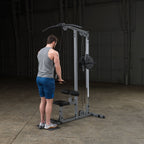 Body Solid Pro Lat Pulldown Low Row Machine (Plate Loaded) - GLM83