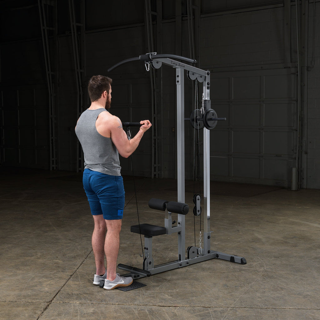 Body Solid Pro Lat Pulldown Low Row Machine (Plate Loaded) - GLM83