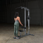 Body Solid Pro Lat Pulldown Low Row Machine (Plate Loaded) - GLM83