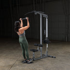 Body Solid Pro Lat Pulldown Low Row Machine (Plate Loaded) - GLM83