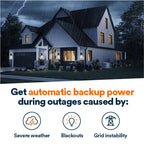 Generac 7323 14kW Air-Cooled Whole Home Standby Generator w/ Transfer Switch Kit