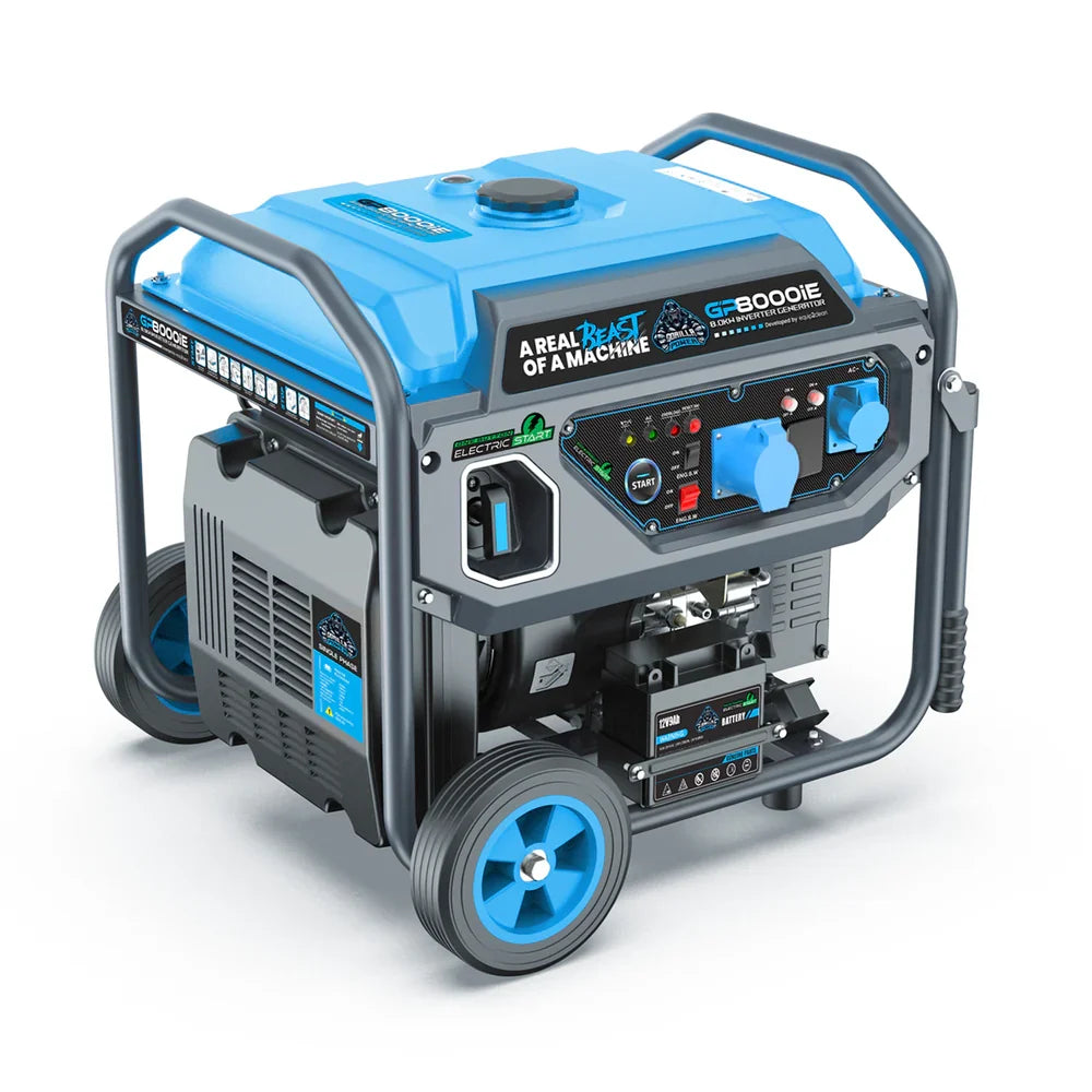 Gorilla Power 8000W Open Frame Inverter Generator with Electric Start
