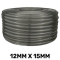 Grey Semi-Transparent PVC Pipe 12mm*15mm