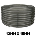 Grey Semi-Transparent PVC Pipe 12mm*15mm