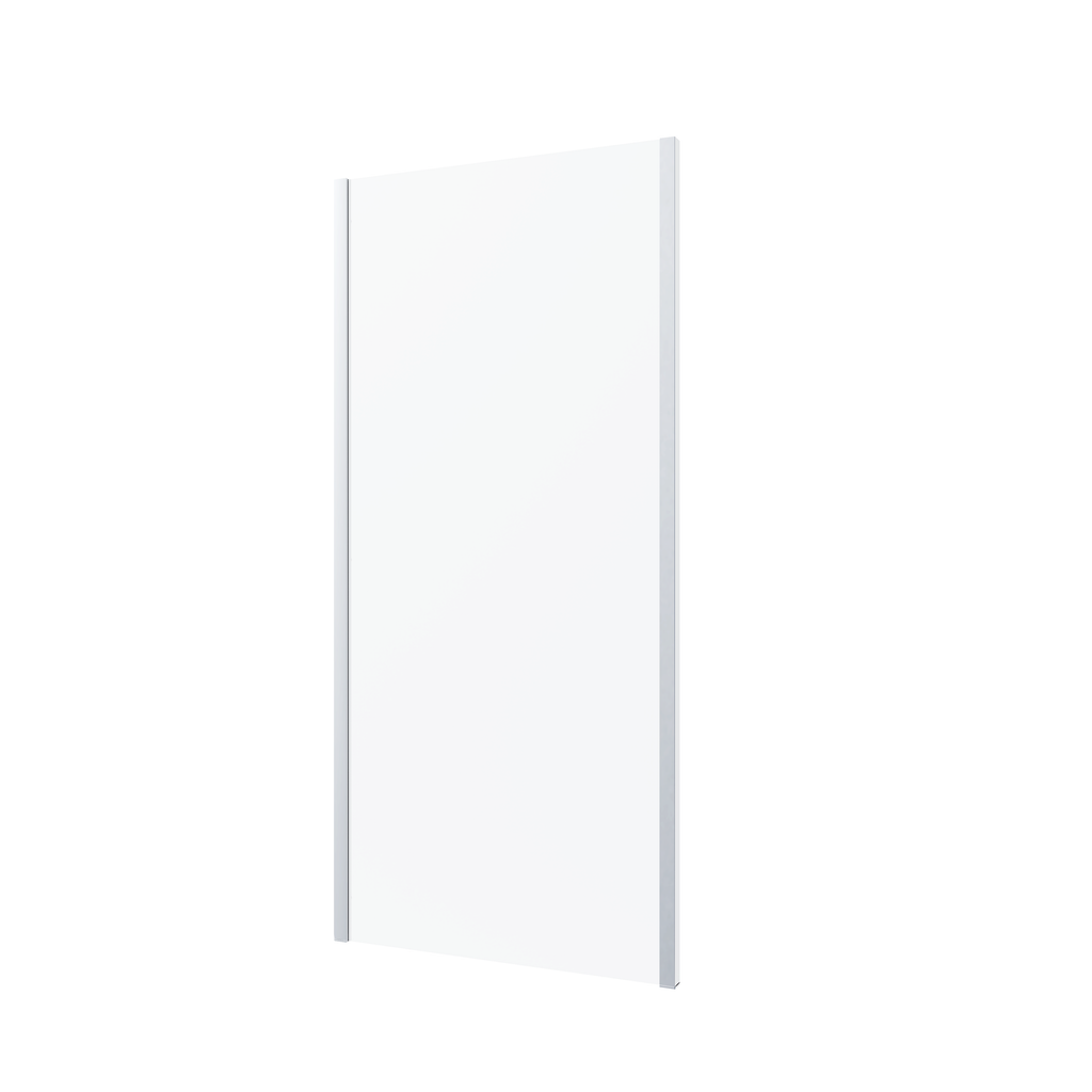 Solis, 6mm Toughened Glass Side Panel for Shower Door - Chrome