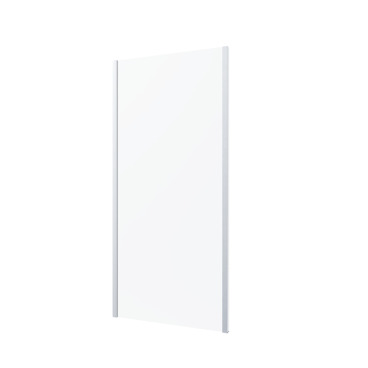 Solis, 6mm Toughened Glass Side Panel for Shower Door - Chrome