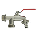 Double Garden Tap 1/2" BSPM Inlet Bradas