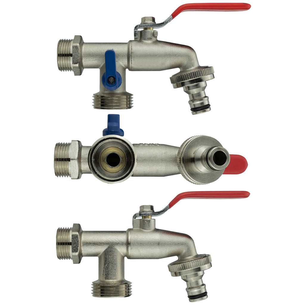 Wall Flange Kit 20mm MDPE - Double Lever Tap 1/2"