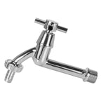 Water Butt Brass Kit 3/4" with Extended Brass Chrome Tap 1/2"  Barb
