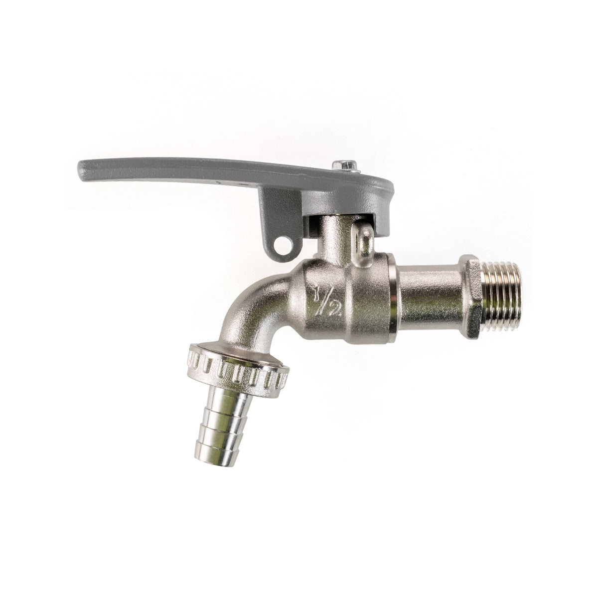 Water Butt Extension Kit 1/2" with Lever Tap Hose Barb and Side Lock