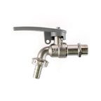 Water Butt Kit 1/2" with Lever Tap Hose Barb and Side Lock and Drill Bit