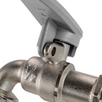 Water Butt Extension Kit 1/2" with Lever Tap Hose Barb and Side Lock and Drill Bit