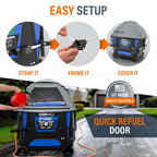 GenTent GTXICSMSBK XL Inverter Kit Reliable Outdoor Protection - Black