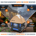 GenTent GTXICSMSBK XL Inverter Kit Reliable Outdoor Protection - Black