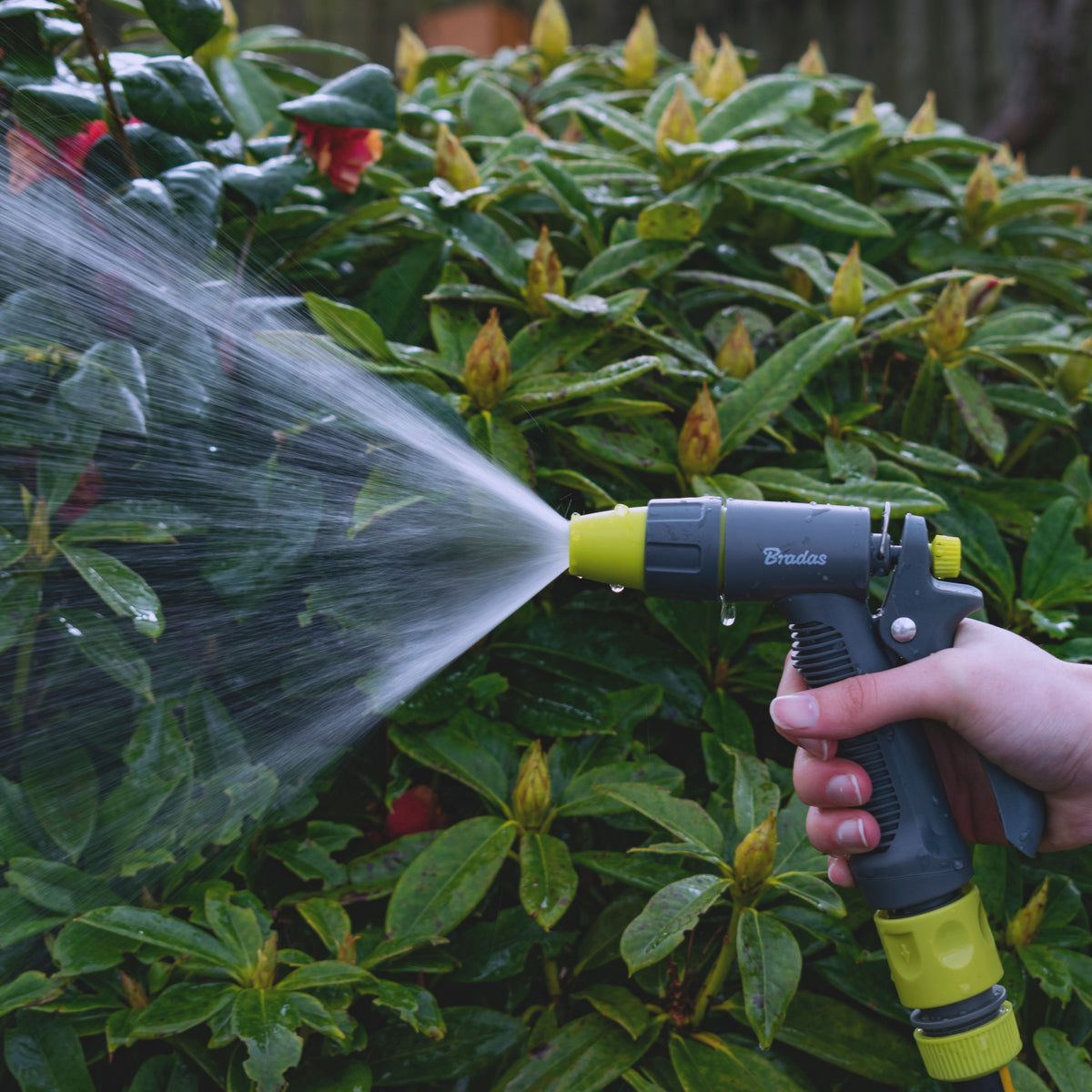 Hose Gun Water Sprayer Adjustable, Lime