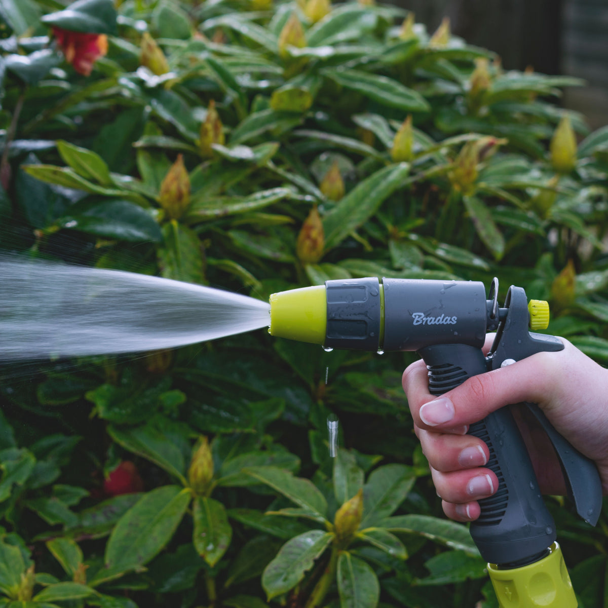 Hose Gun Water Sprayer Adjustable, Lime