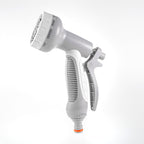 Hose Gun Water Sprayer Multi Pattern Adjustable, Gray/White
