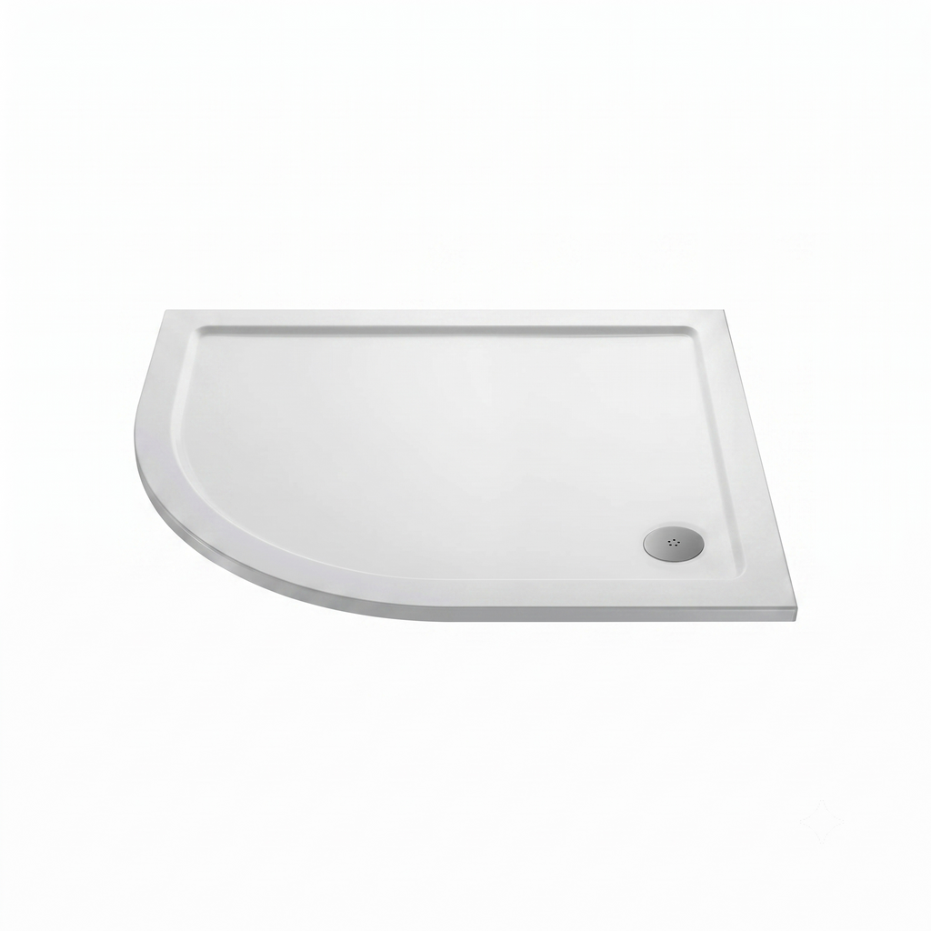 Alex Slimline Left Hand Offset Quadrant Shower Tray