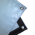 22 oz Extra Heavy Duty Gray Coated Vinyl Tarp by AtlasShield Pro