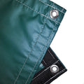 22 oz Extra Heavy Duty Green Coated Vinyl Tarp by AtlasShield Pro