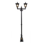 Victorian style medium double headed lamp post 2.47m (H036)
