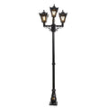 Victorian style medium triple headed lamp post 2.6m (H037)