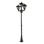 Victorian style medium triple headed lamp post 2.6m (H037)