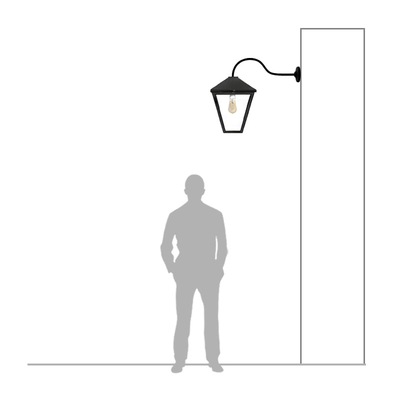 Contemporary barn wall light 0.55m (H062)