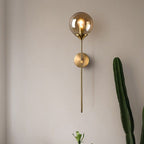 Sizzle Glass Wall Light - Sleek Elegant Design Warm Ambient Lighting - Light My House