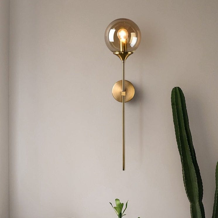 Sizzle Glass Wall Light - Sleek Elegant Design Warm Ambient Lighting - Light My House
