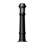 Decorative bollard light in cast iron 0.95m (H193)