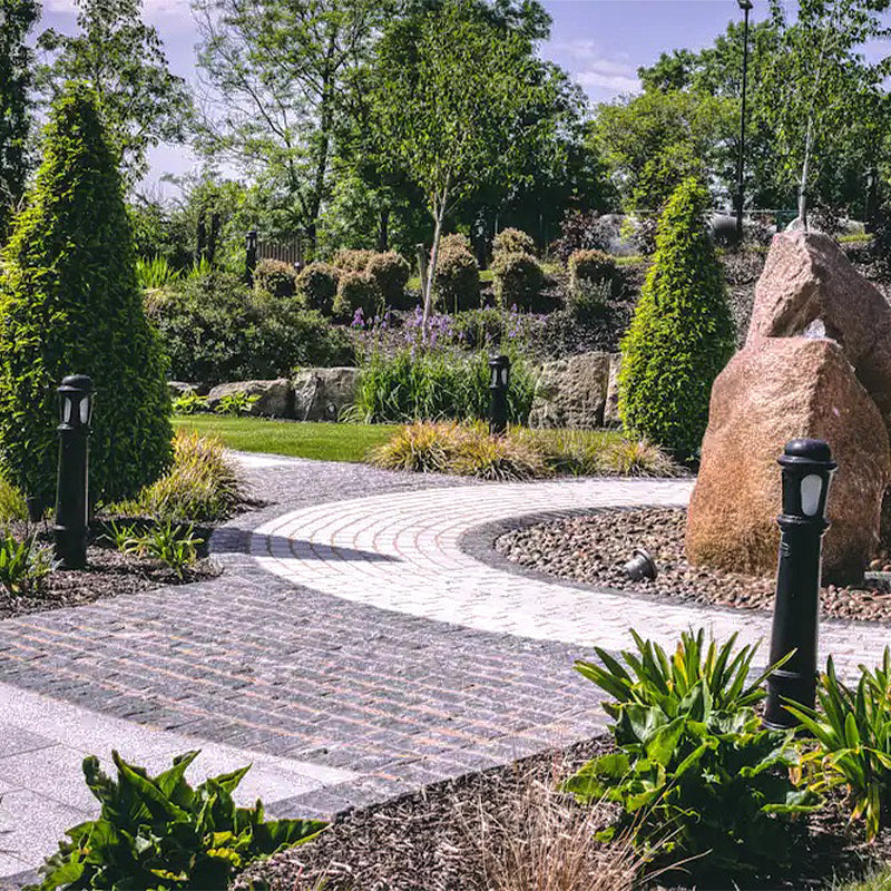 Decorative bollard light in cast iron 0.95m (H193)