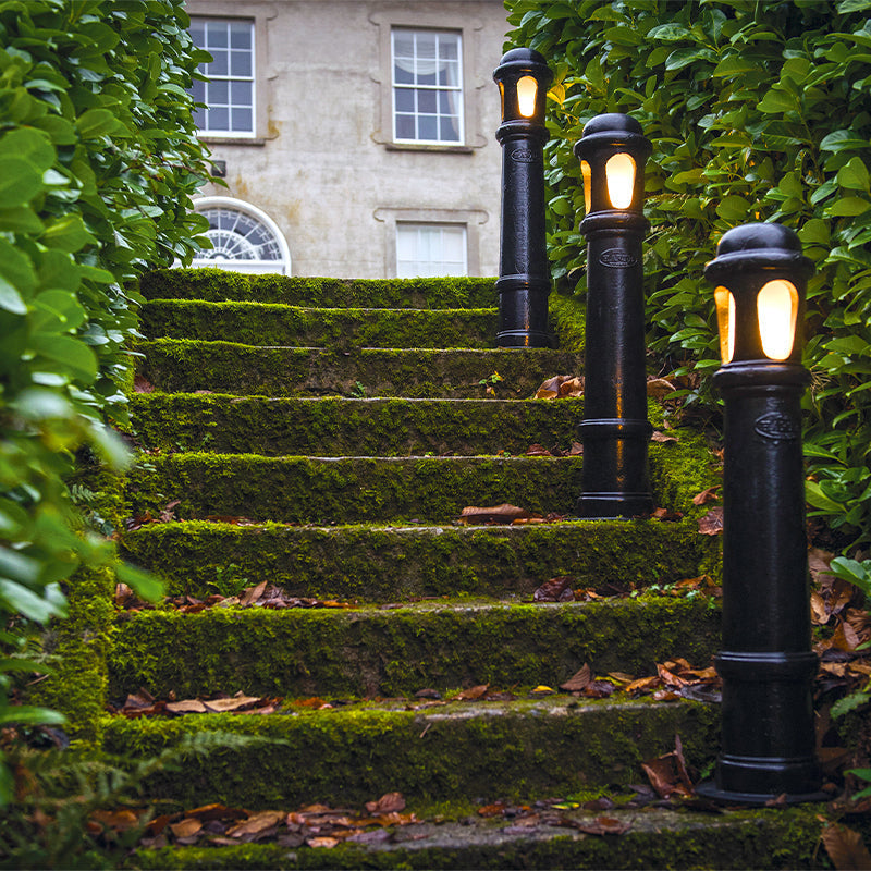 Decorative bollard light in cast iron 0.95m (H193)