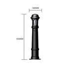 Decorative bollard light in cast iron 0.95m (H193)