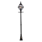 Victorian globe lamp post in cast iron 2.7m (H206)