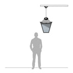Victorian traditional wall light in black display stock (H043)