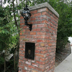Victorian globe wall light in cast iron with decorative arm 0.59m (H243)