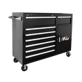 Dark Slate Gray Homak 56" H2Pro 8 Drawer with 2 Drawer Comp Roller Cabinet