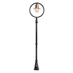 Copper railway style lamp post in cast iron and steel 2.73m (H316C)
