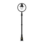 Classic railway style lamp post in cast iron and steel 2.43m (H317)