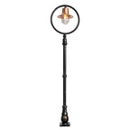 Copper railway style lamp post in cast iron and steel 2.43m (H317C)