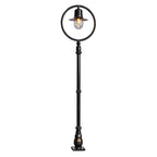 Classic railway style lamp post in cast iron and steel 2.43m (H317)