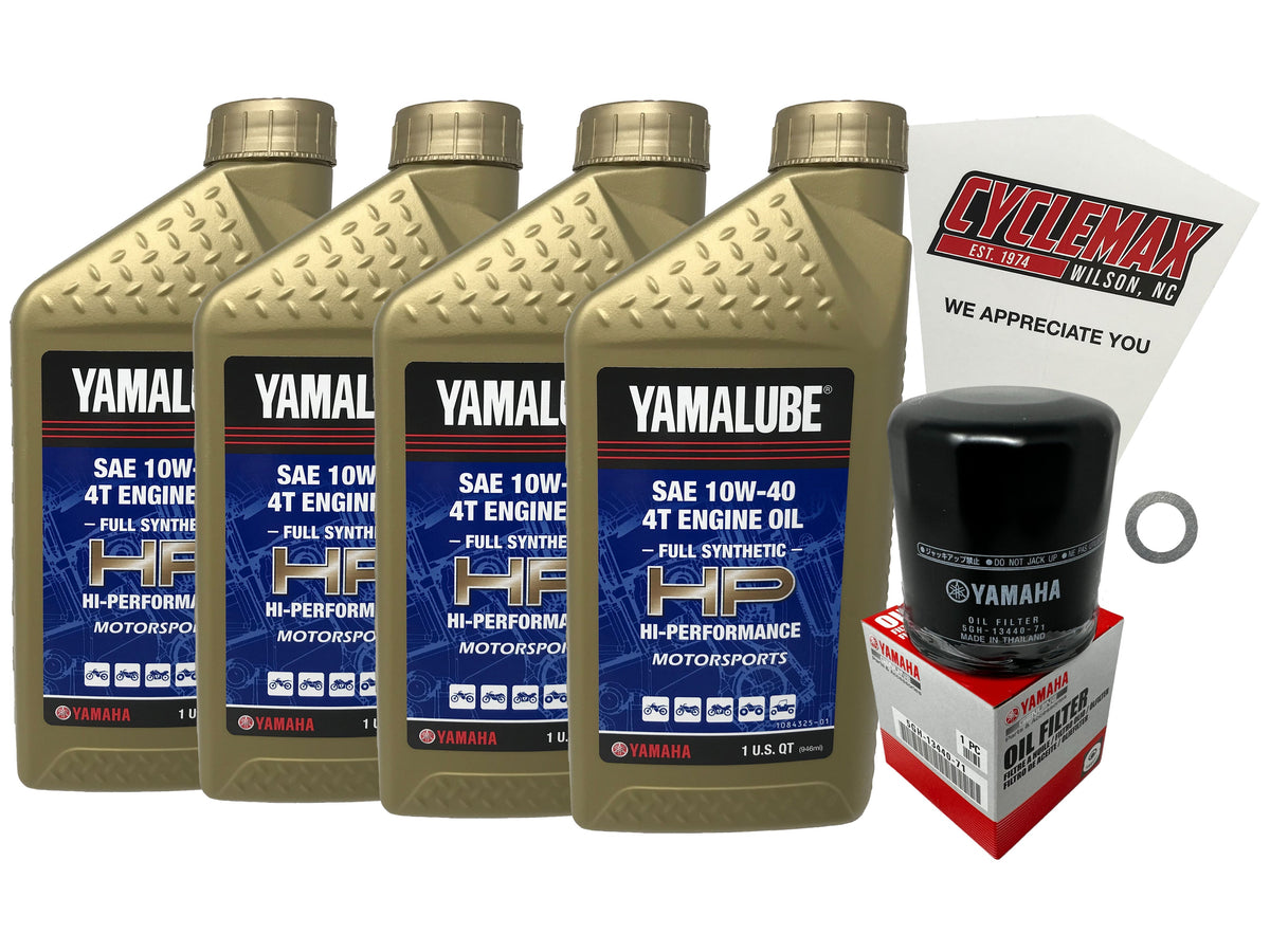 Yamaha Yamalube Full Synthetic Oil Change Kit for 2004-2006 FZ6