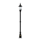 Georgian style lamp post in cast iron and steel 2.21m (H407)