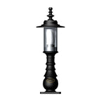 Georgian style pedestal light in cast iron and steel 0.62m (H409)