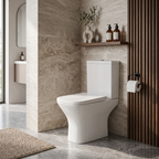 Venice Close Coupled Toilet with Cistern & Soft Close Seat - White