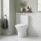 Venice Comfort Height Close Coupled Toilet with Cistern & Soft Close Seat - White