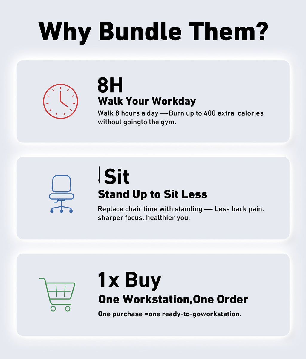 DeerRun Q2 Urban Plus Walking Workstation Bundle