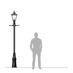 Victorian traditional cast iron lamp post 2.9m (H802)