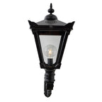 Victorian traditional cast iron wall light with decorative arm 1.1m in height (H841)